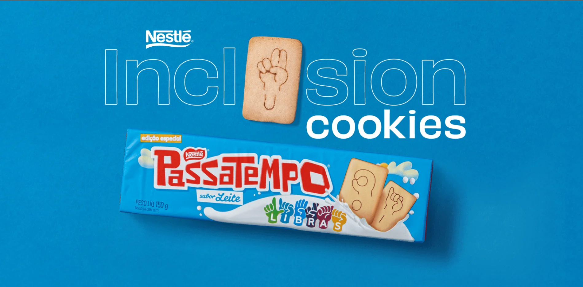 Página inicial da Campanha promocional da Nestlé com o produto Passatempo